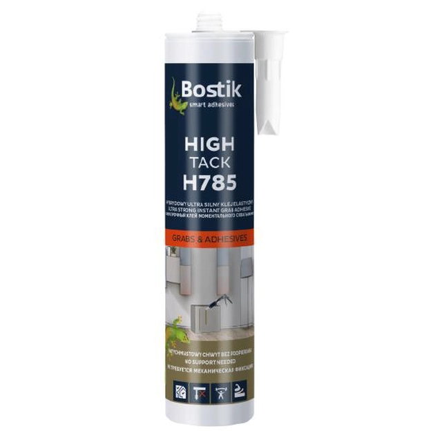 BOSTIK | H785 | 600 ml | HYBRID ULTRA STRONG ELASTIC ADHESIVE | BLACK