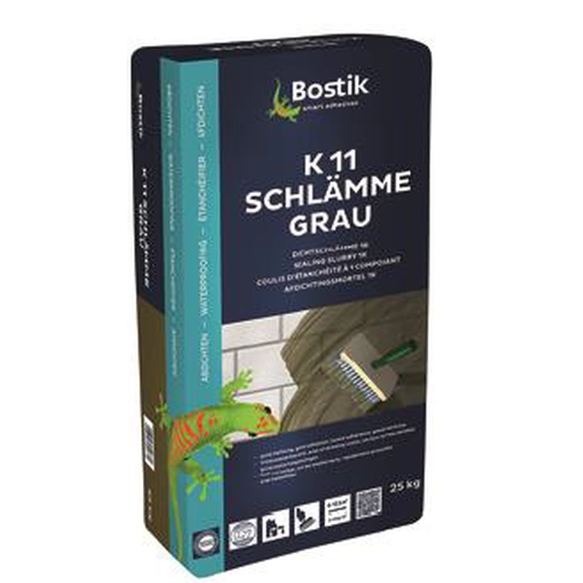 Bostik K11 PALETTE Schlamme Grau | 25kg | one-component sealing compound