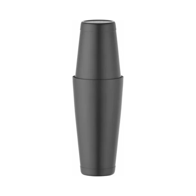 Boston Tin-on-Tin Shaker, Bar up, 0,8L, black, ø90mm