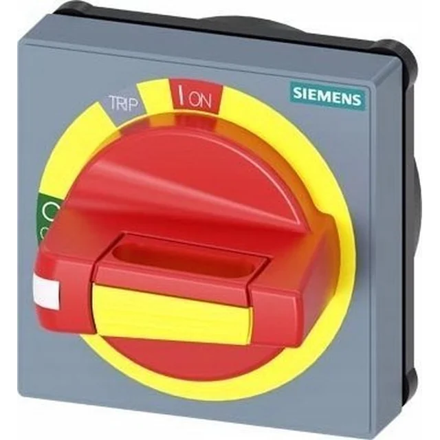 Botão de acionamento da porta de emergência Siemens, amarelo-vermelho, com embreagem 8UD1721-0AB15