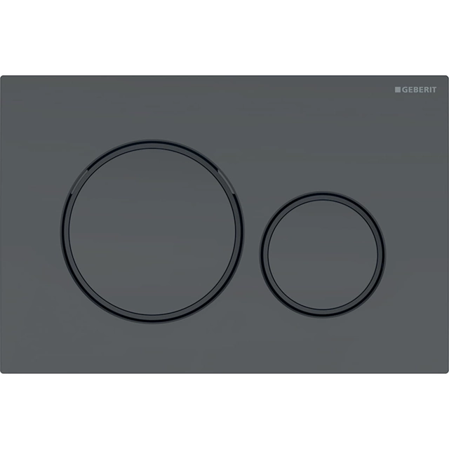 Botão de descarga dupla Geberit Sigma 20 preto mate 115.882.16.1