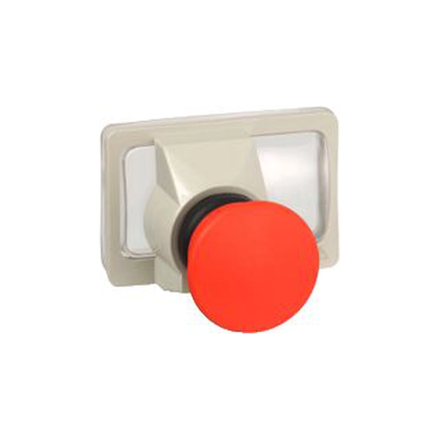 Botão de segurança Schneider Electric 40mm para gabinetes vermelhos girando (GV2K011)