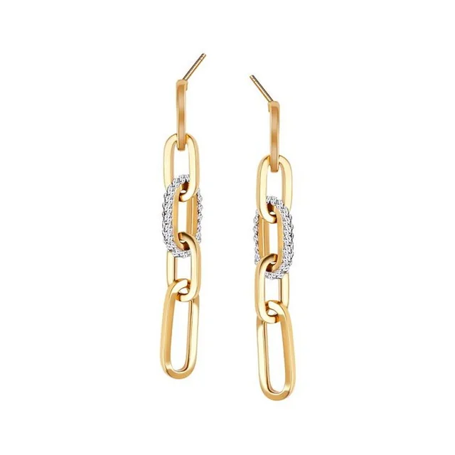 Boucles d'oreilles or KXC6492 - Zircone