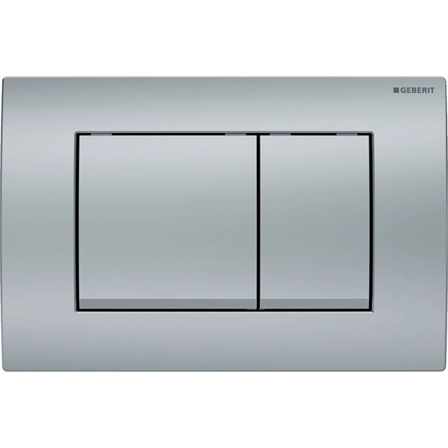 Bouton affleurant Delta30, avant, chrome mat