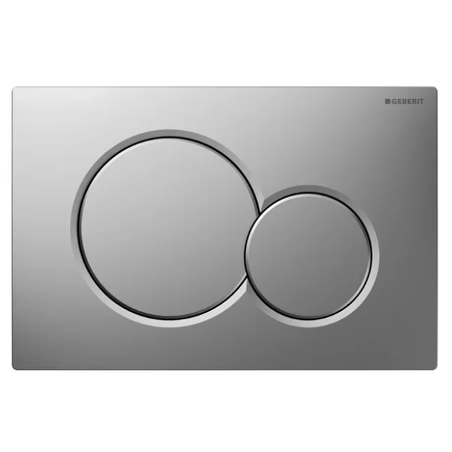 Bouton de chasse d'eau Geberit SIGMA 01 chrome mat