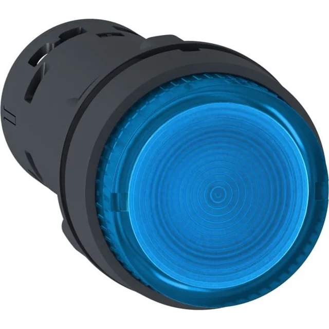 Bouton-poussoir lumineux LED Schneider Electric avec ressort de rappel 1Z bleu XB7NW36B1