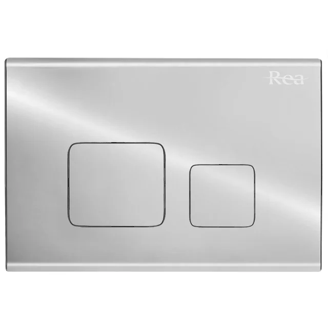 Bouton type F pour cadre encastré WC Chrome