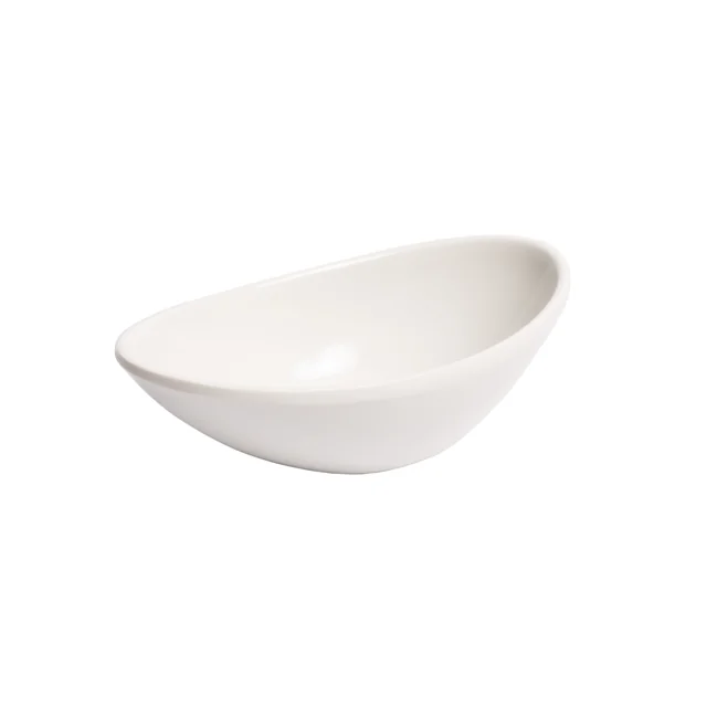 Bowl 9,1x6,3 cm white melamine