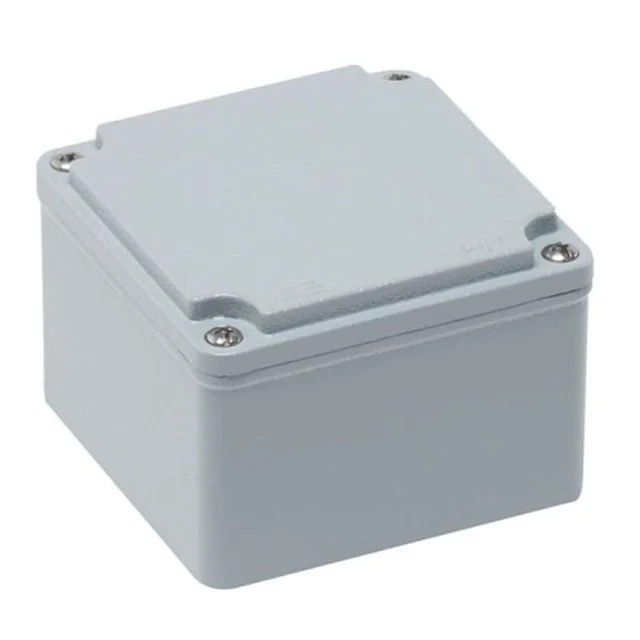 Box 100x100x73mm aluminum junction box distribution IP67 IK09