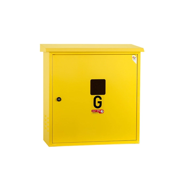 Box 600x600x250 žltý prisadený priezor