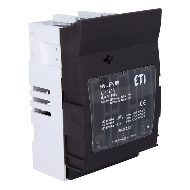 Box fuse switch disconnector 3-biegunowy HVL EK 00 3p M8