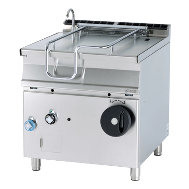 BR80 - 98 G/N ﻿﻿Padella a gas ribaltabile in acciaio inox