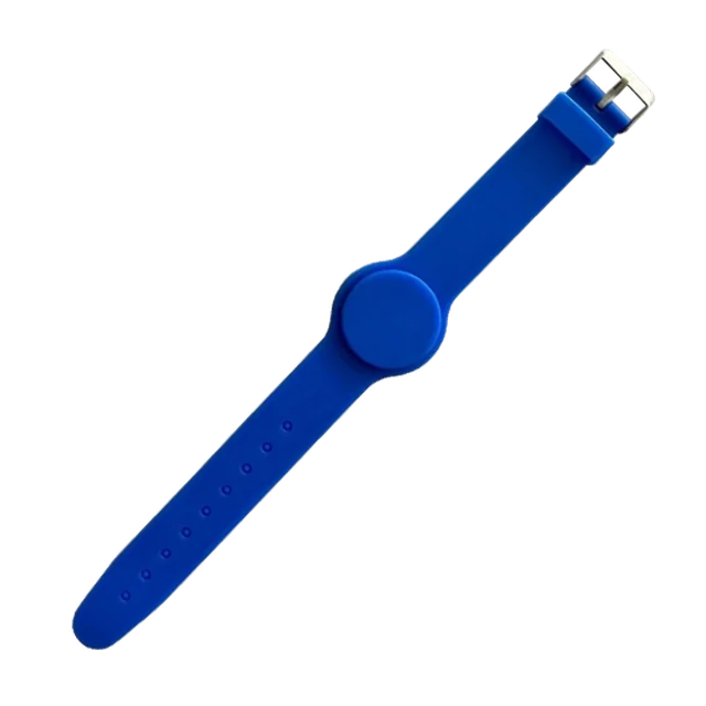 Bracciale di prossimità MIFARE (13.56MHz), silicone blu CSW-MF13-B