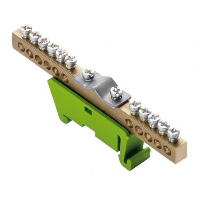 Bracer Track clamp /0/ 12 holes with snap-in insulator holes with snap-in insulator ( ZT /0/ 12)