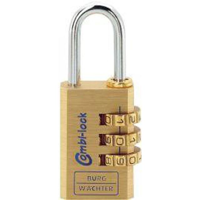 Brass Combi Lock padlock - 80 - 30 mm