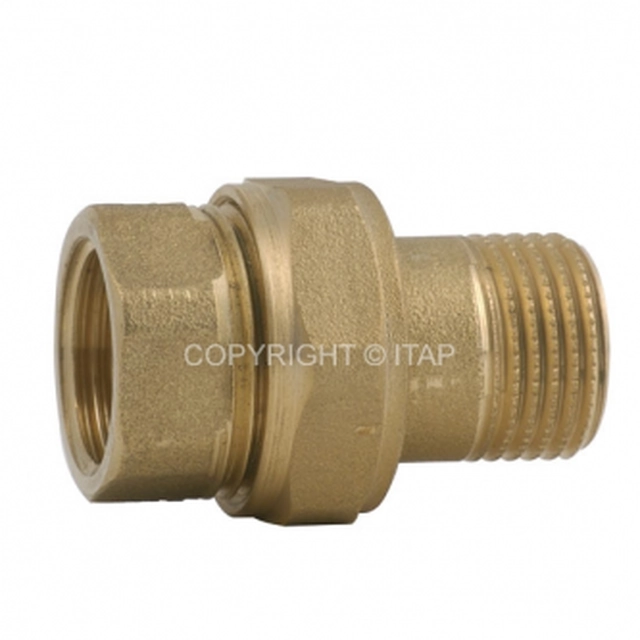 Brass detachable coupling, straight, d , 1''1/4