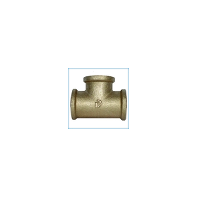 Brass tee, d, 1''1 / 4, inside-inside