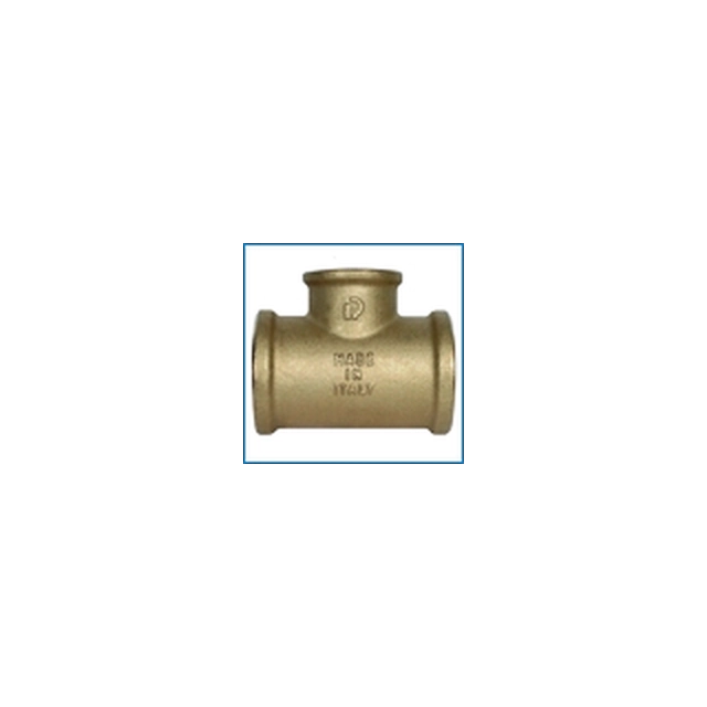 Brass transition tee, d, 1 '' - 1/2 '' - 1 ''