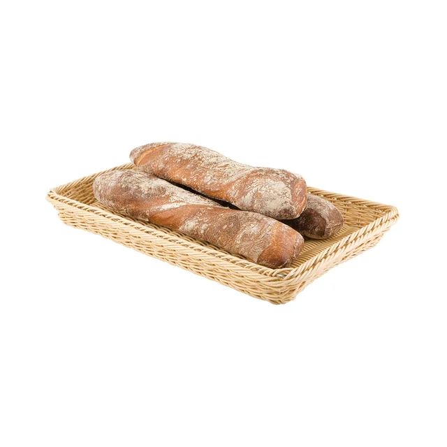 Bread basket GN 1/3 made of polyrattan (h) 65 mm