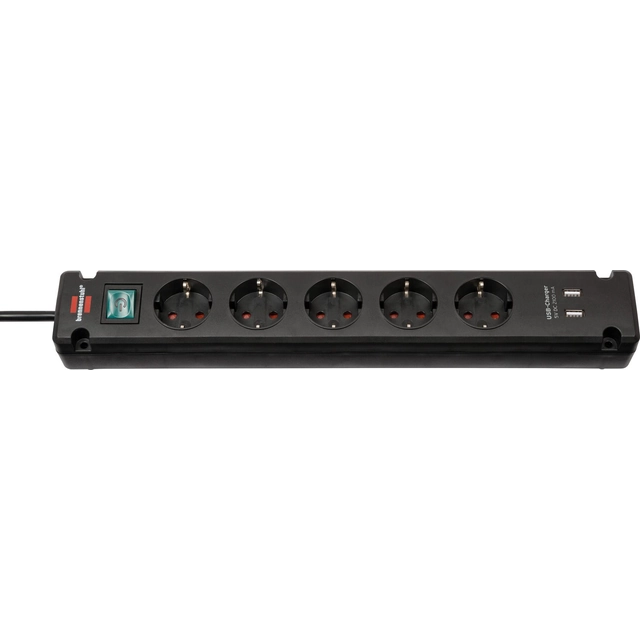 Brennenstuhl Bremount power strip 5 sockets 3 m black (1150660315)