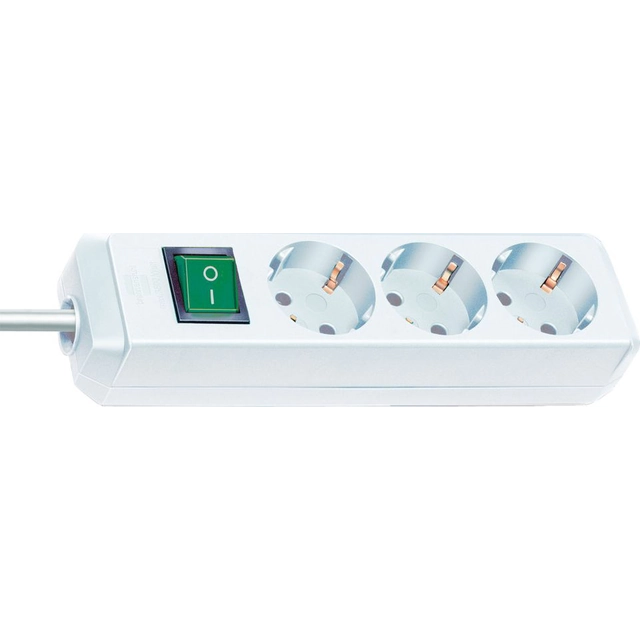 Brennenstuhl Eco-Line power strip 3 sockets 3 m white (1152320400)