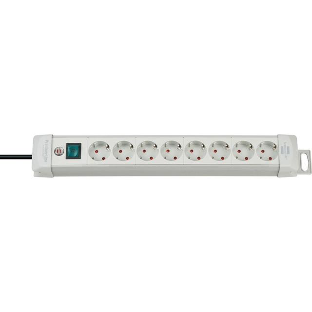 Brennenstuhl Premium-Line power strip 8 sockets 3 m gray (1955580100)