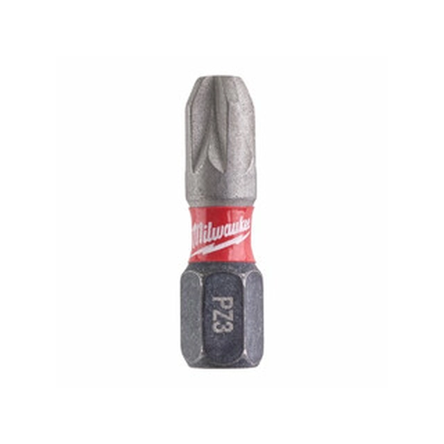 Broca pozidrive Milwaukee 25 mm | 1/4 bit de entrada posidrive 25 db