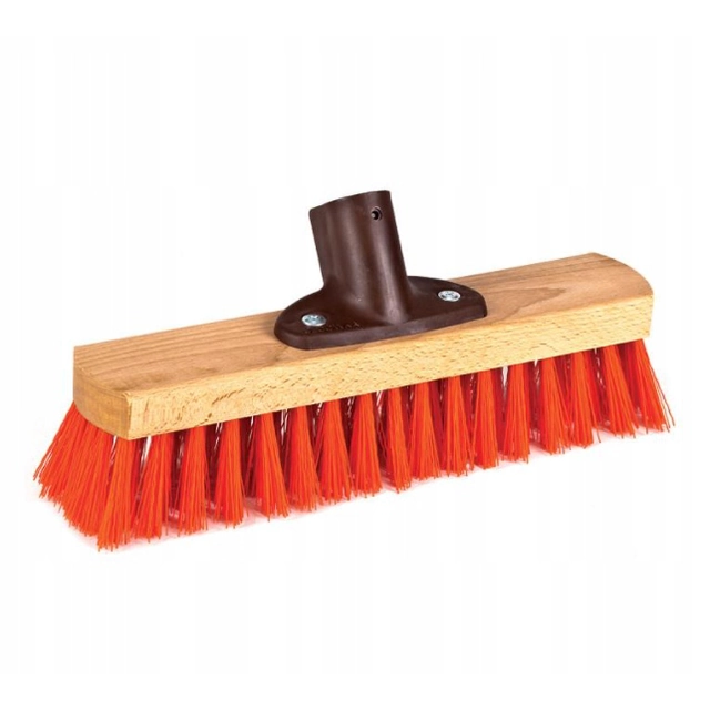 BROSSE À RÉCURER LES SOLS 30CM POIGNEE PVC PL