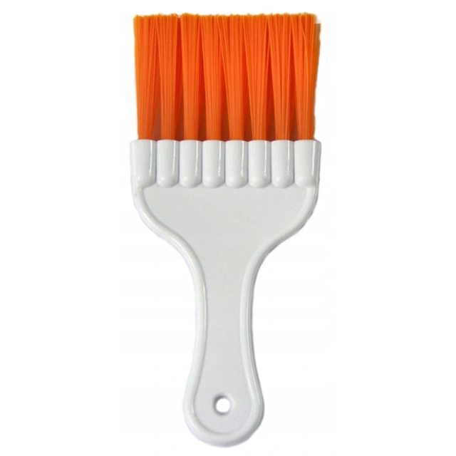 Brush for cleaning air conditioning fins and heat pumps