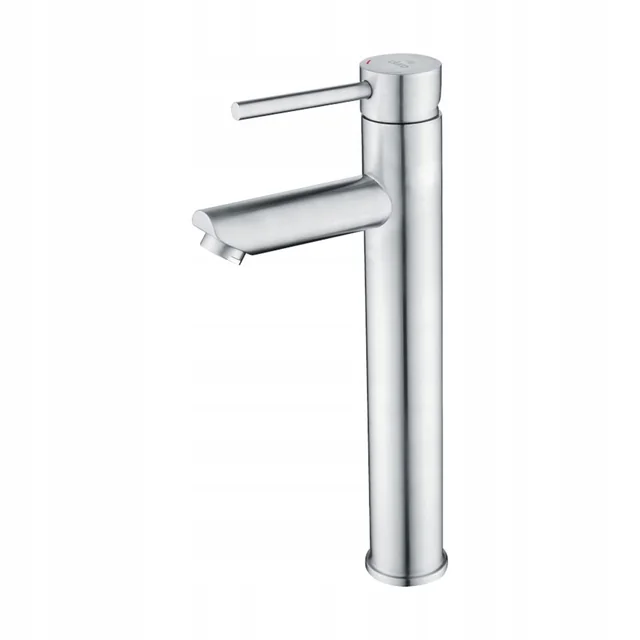 Brushed stainless steel washbasin faucet Duro Acero D/B-17.11BK - sale