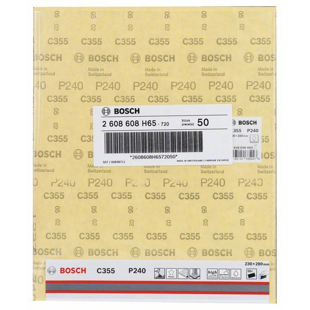 Brusni papir BOSCH C355 230 x 280 mm,240