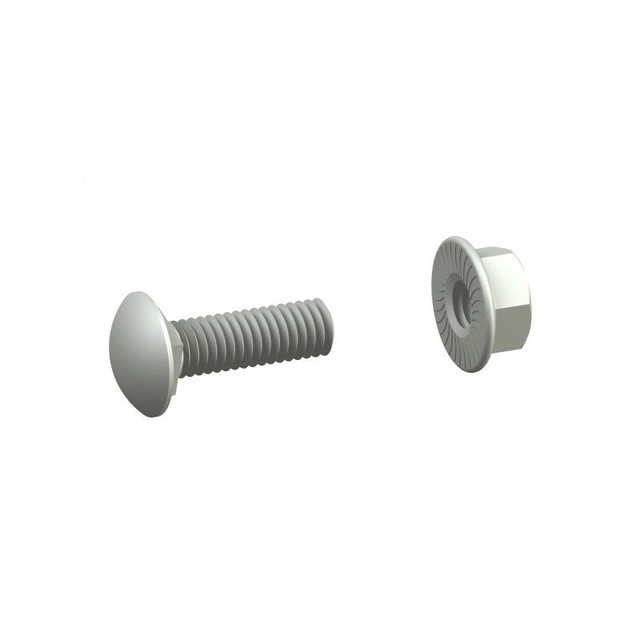 BTRCC screw 6x20 EZ.Screw 6x20 + nut, zinc-plated packaging, System E90