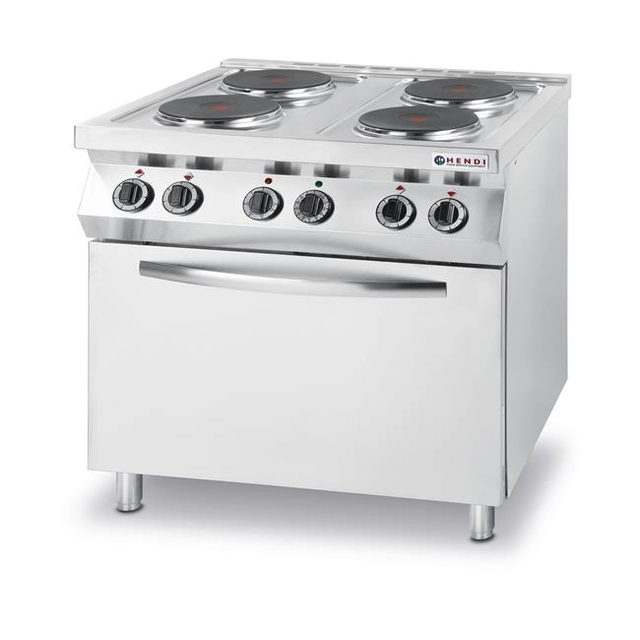 Bucătărie electrică - 4-płytowa Kitchen Line cu cuptor electric cu convecție GN 1/1