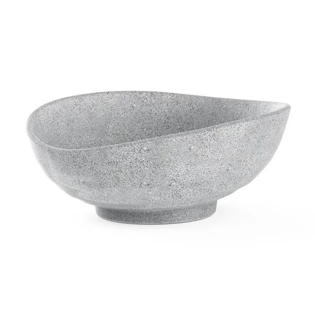 Buffet bowl, gray, 260x220x(h)95mm