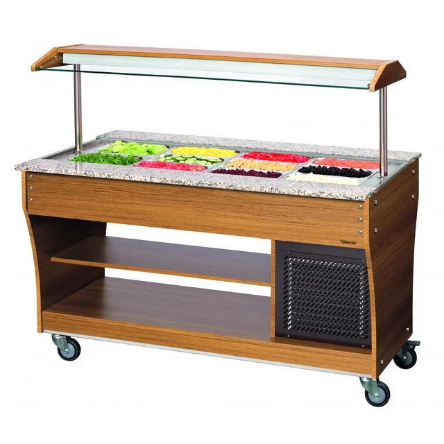 Buffet trolley, cold, 4x 1/1 GN