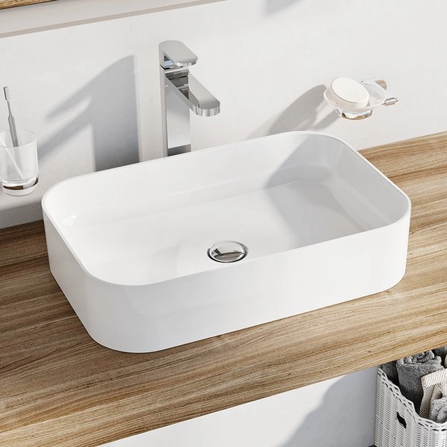 Built-in ceramic washbasin Ravak Ceramic, Slim R 55 cm