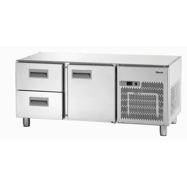 Built-in refrigerated table 1400T1S2 | 2 drawers | 1-door | 507 Watts | 1400x682x625-660 mm