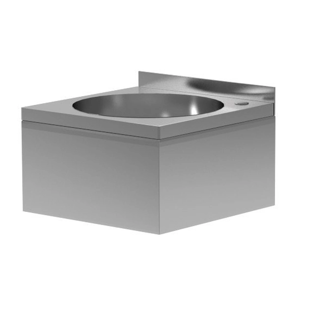 Built-in washbasin - round bowl 400 x 400 x 200 mm POLGAST 201404M-O 201404M-O