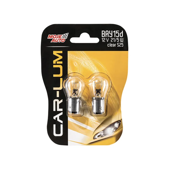 Bulb BAY15D 21/5W Clear(2Pak) -