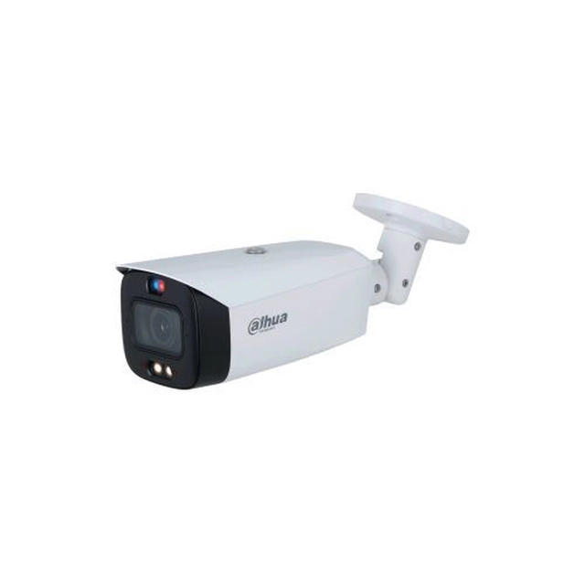 Bullet IP камера за наблюдение, Tioc, Бяла светлина 40m, IR 50m, 5MP, Обектив 2.7-13.5mm моторизиран, IP67, PoE, Dahua IPC-HFW3549T1-ZAS-PV-27135
