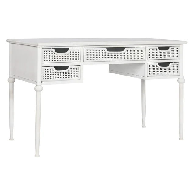 Bureau Home ESPRIT Métal Blanc 122 x 50 x 76 cm