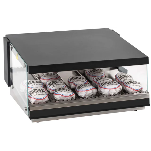 Burger warmer | warming display | one shelf | 0,58 kW | 800x707x430 mm | RQBIN801