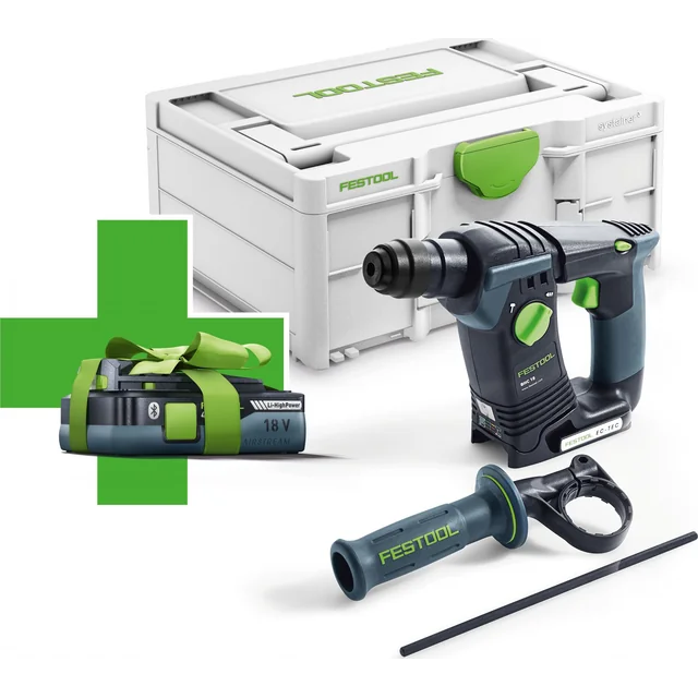 Burghiu cu ciocan Festool BHC 18-Basic 18 V + baterie 4 Ah (577057)