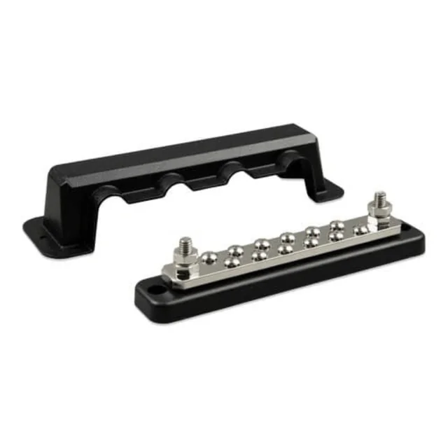 Busbar 250A 2P with Cover and 12 Screws, Victron Energy