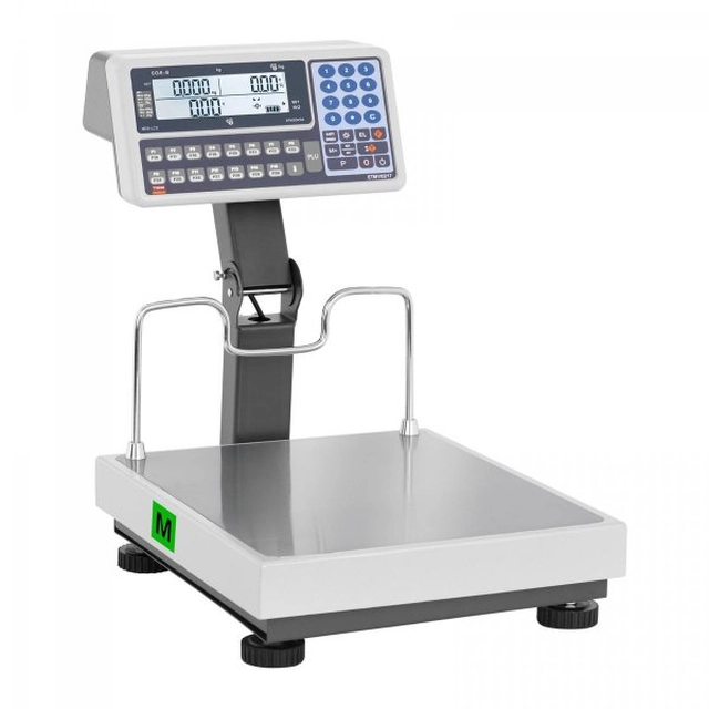 Butiksvikt - 30 kg (10 g) / 60 kg (20 g) - TEM-verifiering 10200033 BE2CA035X040060-B1