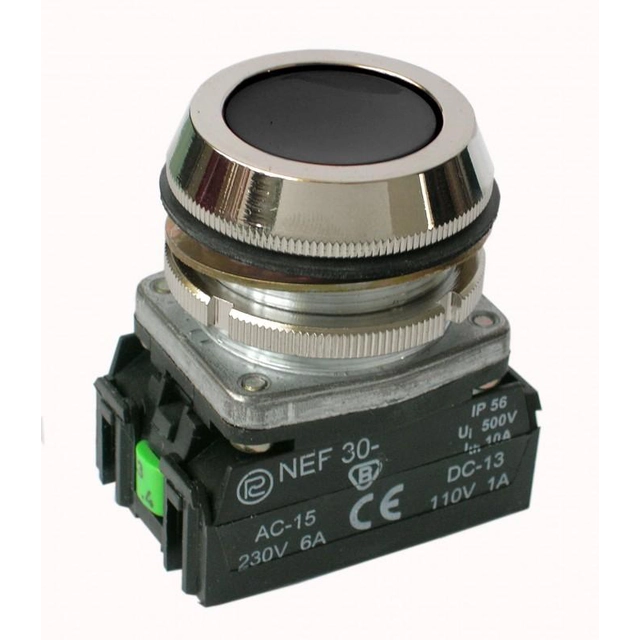 Buton de siguranță Promet NEF30 negru - W0-NEF30-K XY S