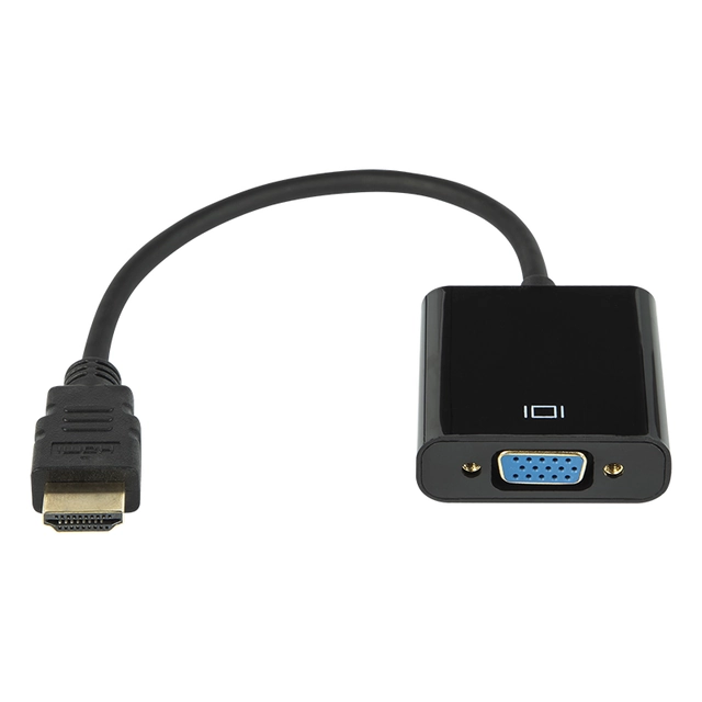 Βύσμα HDMI-πρίζα VGA+μετάβαση υποδοχής