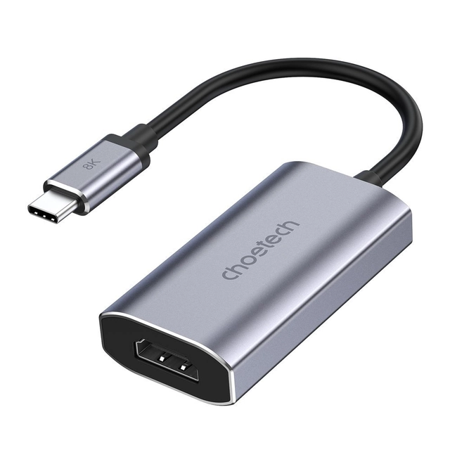 C tipa USB — HDMI adaptera kabelis 8K 60Hz pelēks