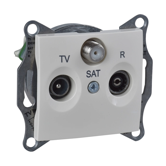 TV/R/SAT socket capat,1 dB, beige