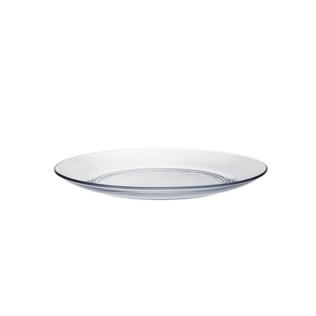 LYS dessert plate transparent o190x(H)20mm